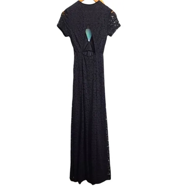Show Me Your Mumu Eleanor‎ Lace Black Maxi Dress Size Small Short Sleeve NEW - Image 5