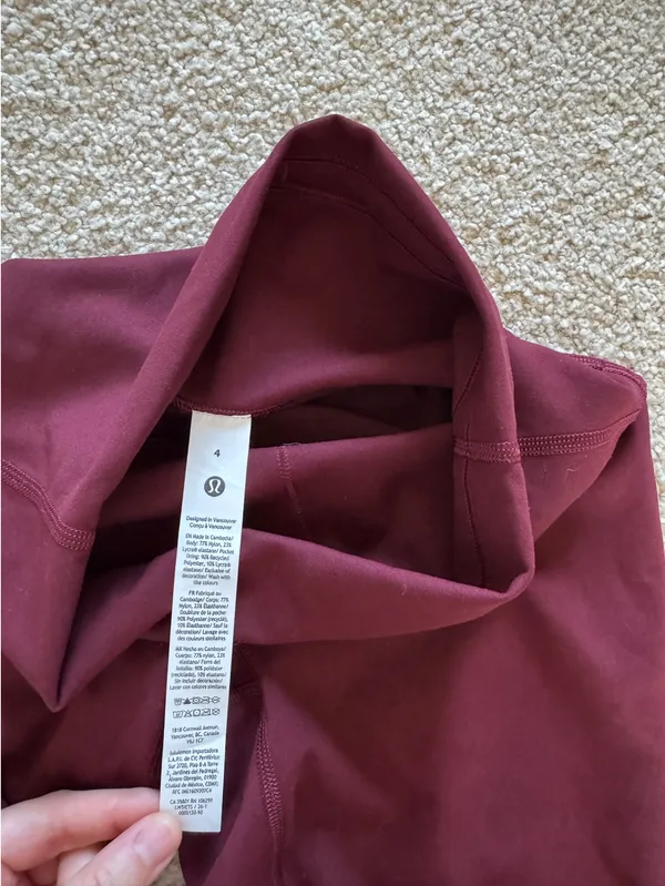 Lululemon burgundy set - Image 4