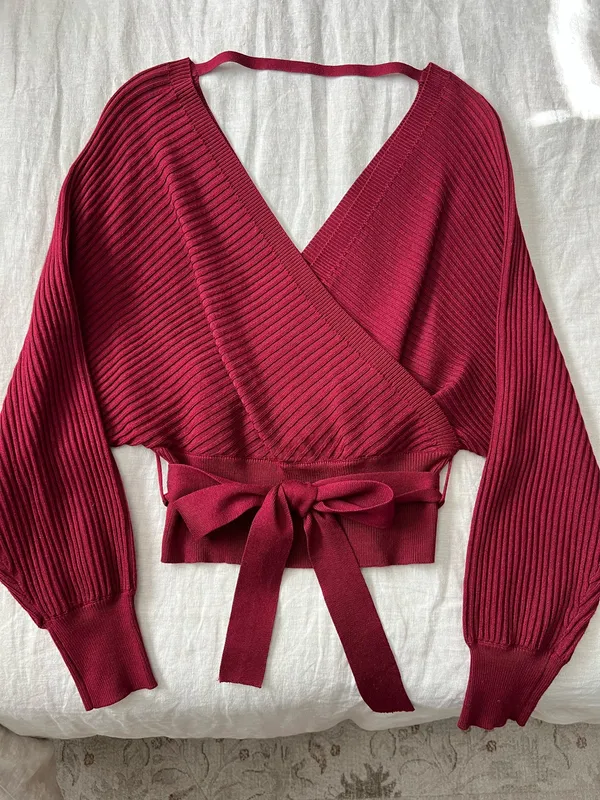Love Tree Wrap Around Sweater - Image 2