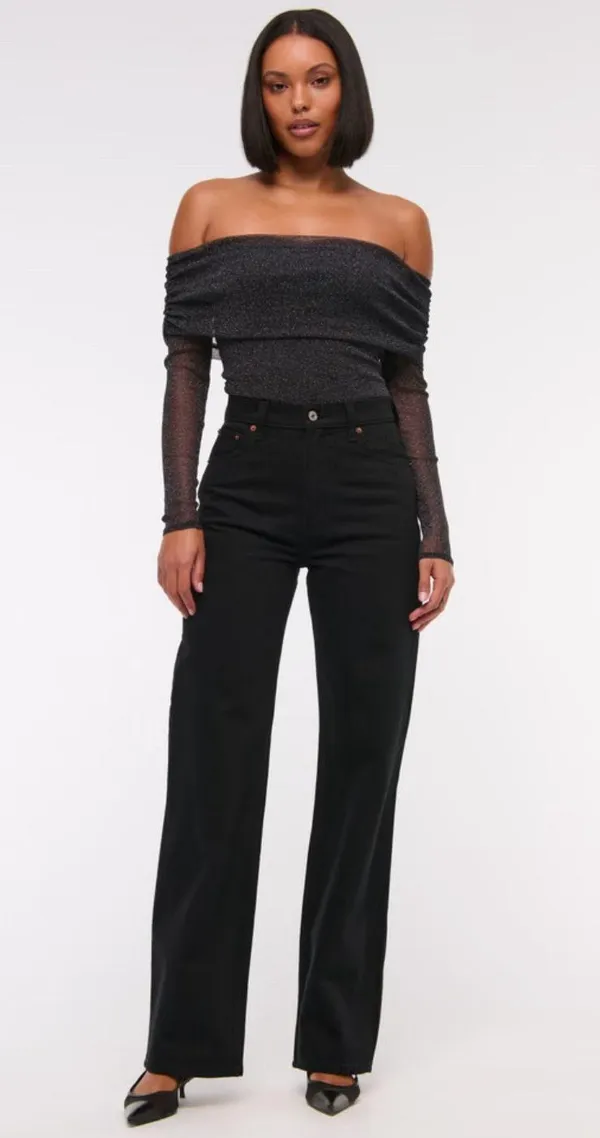 Abercrombie Long Sleeve Mesh Bodysuit - Image 2