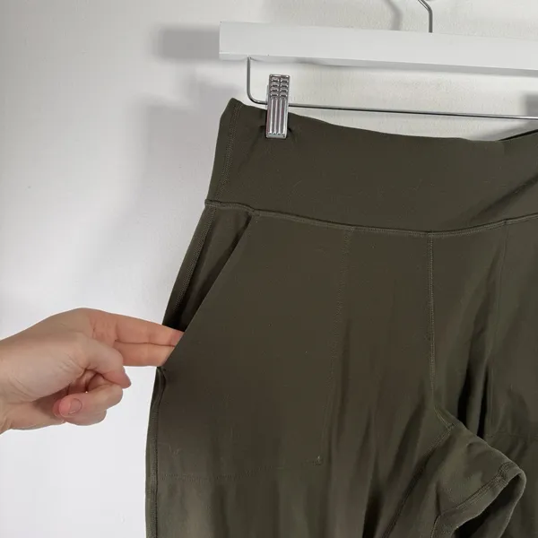 Lululemon Align Jogger Olive Green 28" Travel Lounge Casual W5CO2S Womens 8 - Image 3