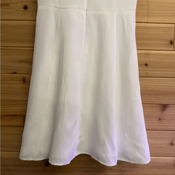 Reiss 2/XS V Neck Viscose Skater Mini Dress Bridal Summer - Image 9