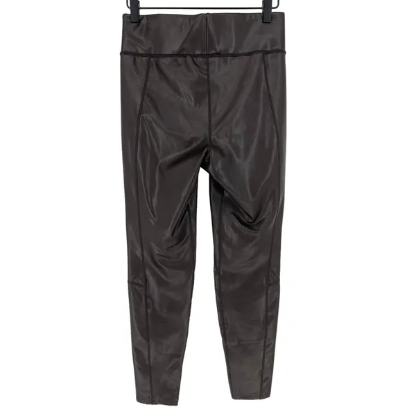 ALC Frank NWT Emile Vegan Leather‎ Legging Carob Brown Size 6 - Image 11