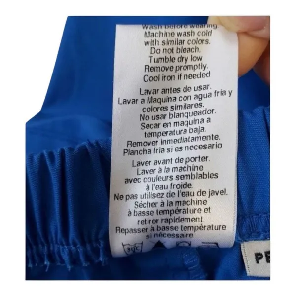 Code Happy Women Royal Blue Medical Scrub Pants 4XL Antimicrobial Protection - Image 9
