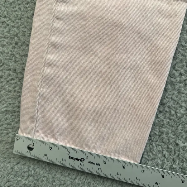 Levi's 501 Original Fit Jeans Pink Button Fly Straight Leg Women's 26 x 30 - Image 11