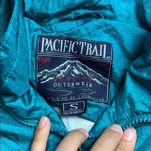 🔥 VINTAGE TEAL WINDBREAKER SKI JACKET Green - Image 4