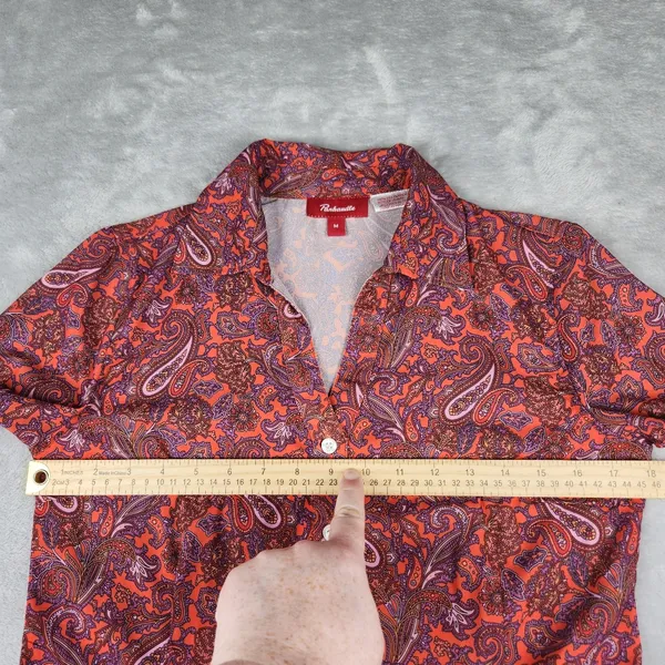 Panhandle Womens Western Shirt Long Sleeve Paisley Size M Medium - Image 5