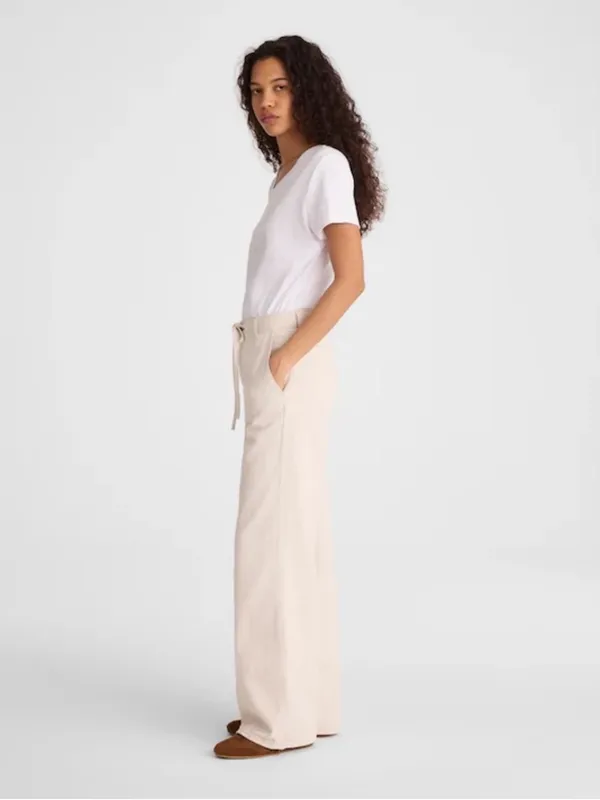 Madewell Ultimate Wide Leg Pant Cream Vintage Canvas Airy Denim NZ211 Size 28 - Image 3
