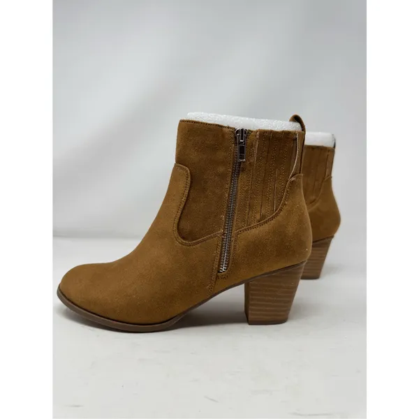 DV By Dolce Vita Caitie Bootie Women's 9 Brown Ankle Faux Suede - Image 6
