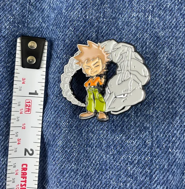 Pokémon Brock Enamel Pin  - Image 3