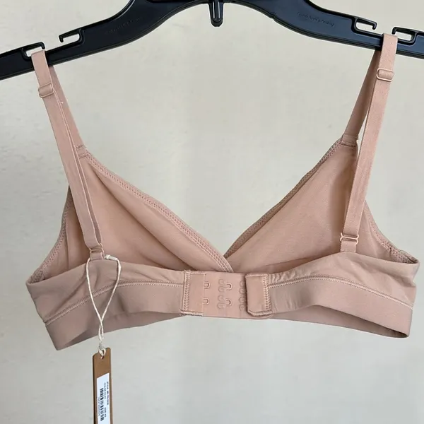 SKIMS FITS EVERYBODY CROSSOVER BRALETTE Color Clay‎ Size XS NWT - Image 4