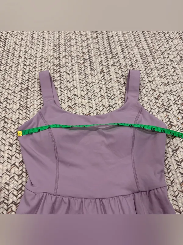 NWOT Halara Purple SoftlyZero Airy Cool Touch Midi Casual Dress - Image 12