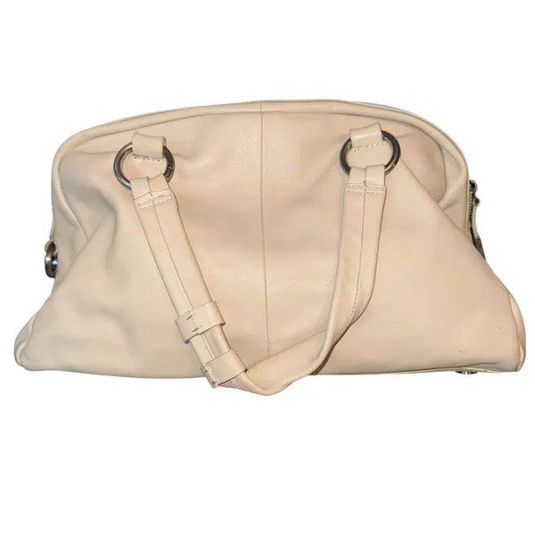 Calvin Klein cream slouchy satchel bag - Image 3