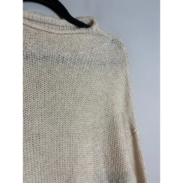American Eagle cream marled sweater - Image 5