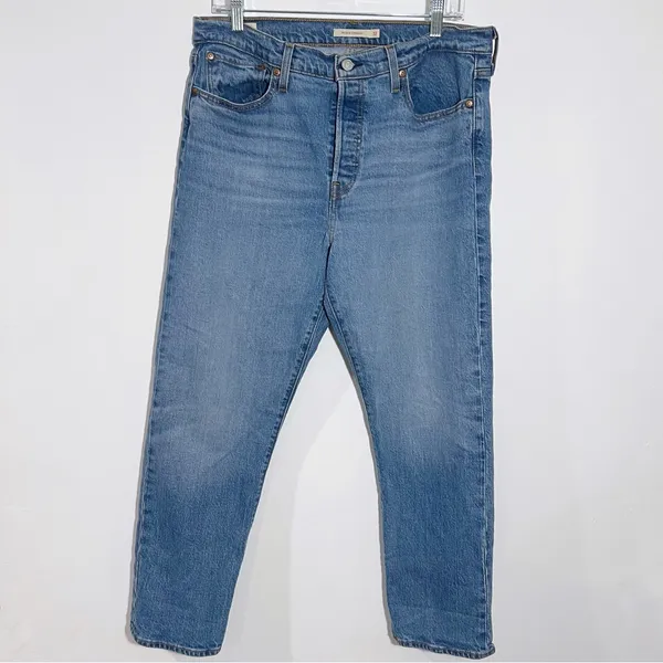 Levi's Wedgie Straight Premium Jeans Button‎ Fly Size 32 Minimalist Streetwear - Image 2