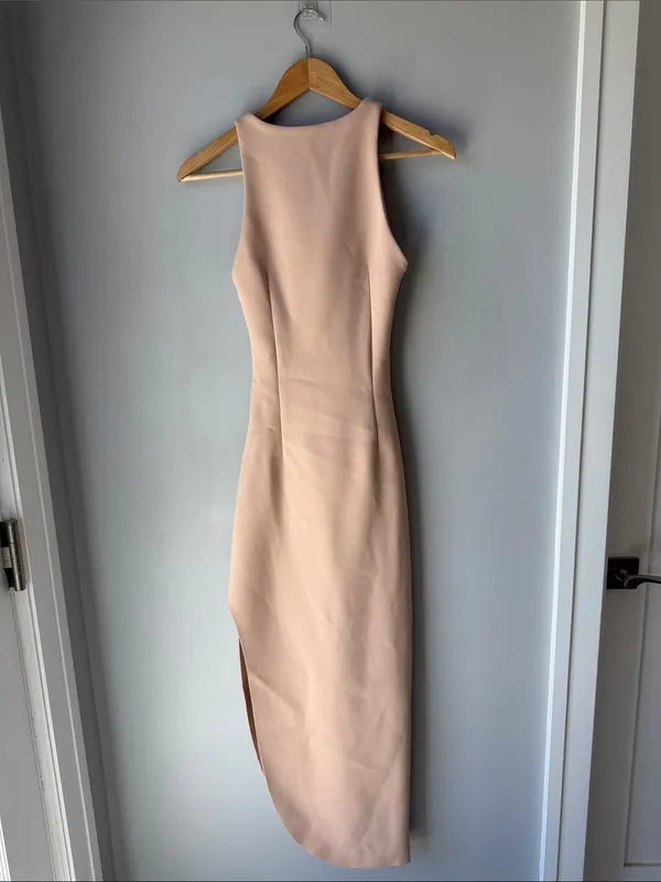 MISHA Collection Ida Dress Asymmetric High-Low Gathered Waist - Image 3