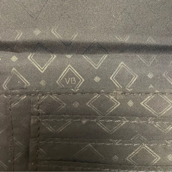 Vera Bradley Euro Wallet Lisbon Medallion RFID Trifold Snap Close Travel Compact - Image 14