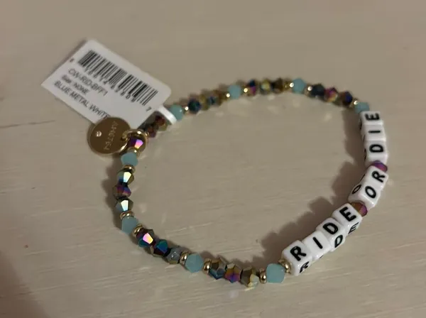 NWT Little Worlds Project Ride or Die Stretch Bracelet - Image 3