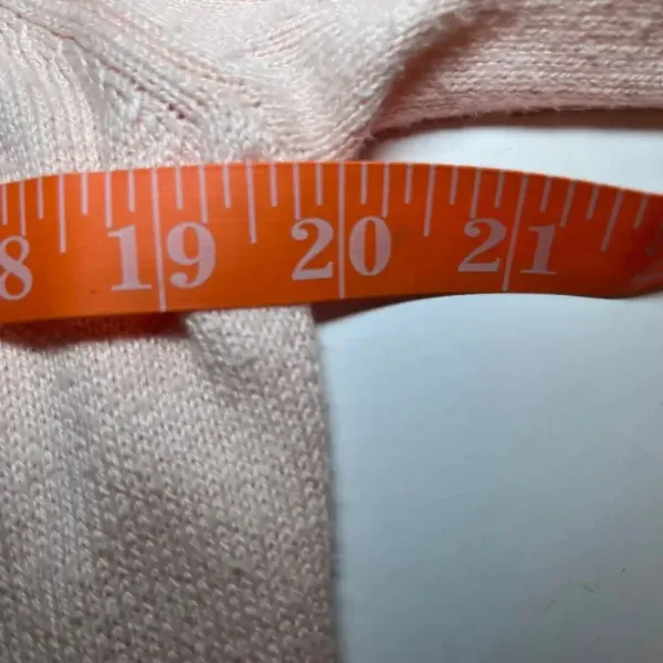 Ann Taylor LOFT Pink Silk Blend Cardigan Small Open Front Bell Sleeve Wrist Tie‎ - Image 8