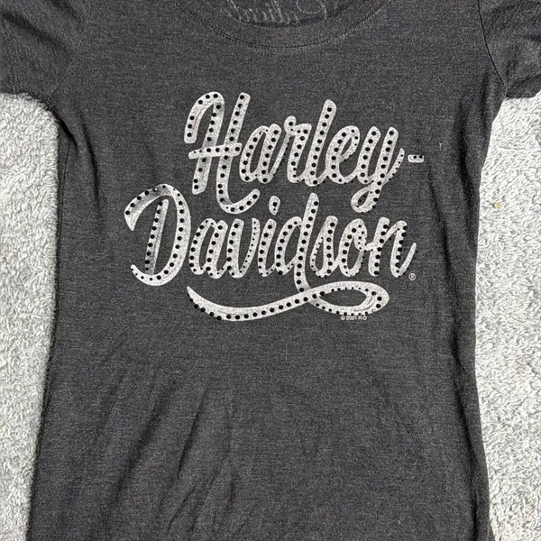 Harley Davidson Bling Womens T-Shirt Size XS - Image 6