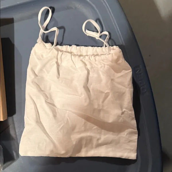 Prada Cream Drawstring small Pouch - Image 3