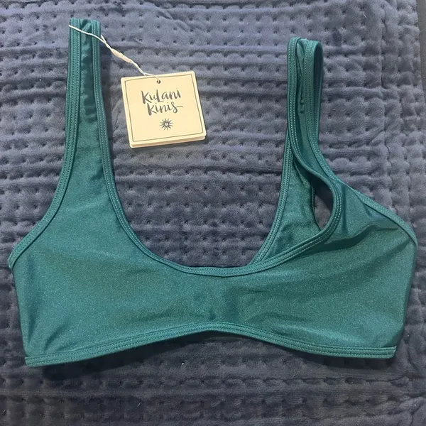 Kulani Kinis Bikini top with Wide Straps and Square Neckline - Image 4