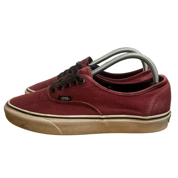 Vans Authentic Sneakers Port Royale‎ Burgundy Low Top Casual Lace Up Unisex - Image 5