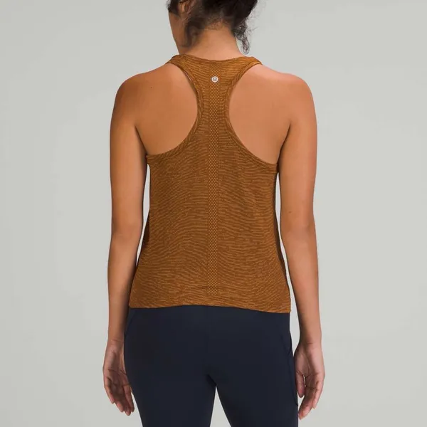 Lululemon Swiftly Tech Racerback Tank Top 2.0 Copper Brown Zebra Size 12 - Image 2