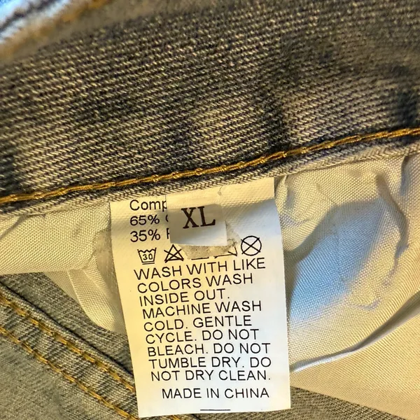 Womens XL Light Wash Denim Jeans High Rise Casual Everyday Sz 16 - Image 4