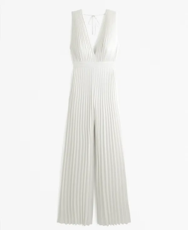 Abercrombie & Fitch Gisele Pleated Jumpsuit - Image 6