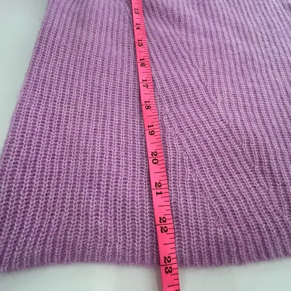NWT Hugo Boss mock neck sweater‎ sz L light purple pink - Image 8