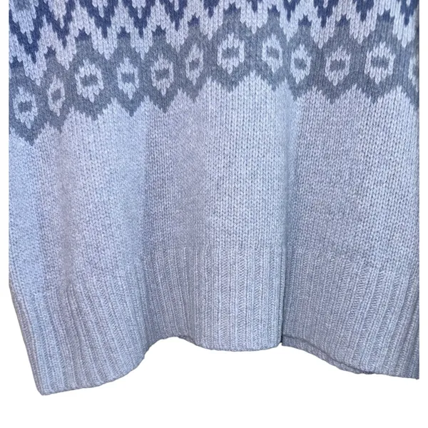 Vineyard Vines Fair Isle Merino‎ Wool Blend Mock Neck Sweater Women's Small Cozy - Image 5