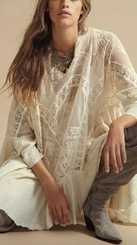 Free People Layered in Lace Swing Dress - Image 2