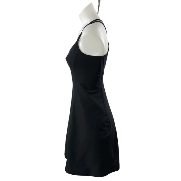 YPB Abercrombie & Fitch SculptLUX Black Sleeveless Tennis Mini Tank Dress Size S - Image 3