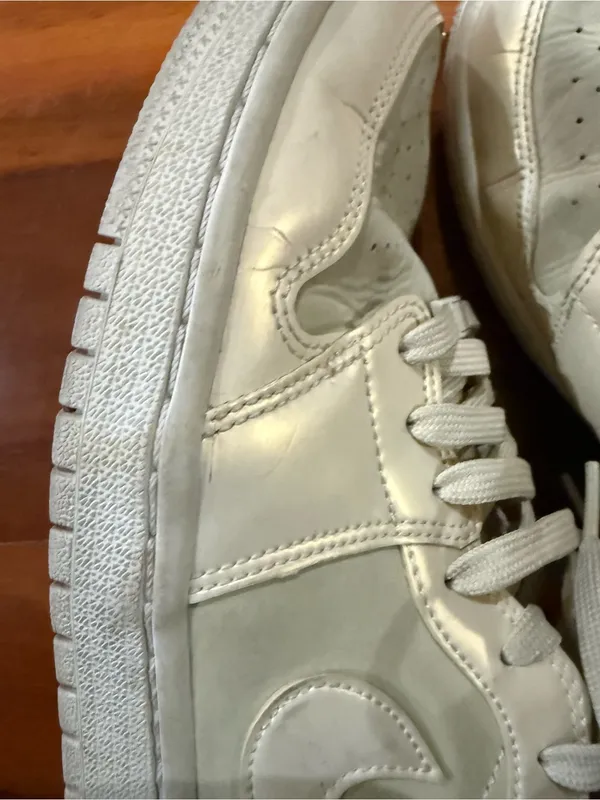Jordan Women's High-Top Sneakers in Cream Gold - Golden Goose - Image 6