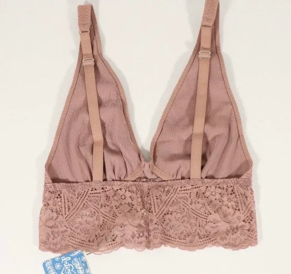 Free People NWT Teagan Bralette In Strawberry Nude - Image 5