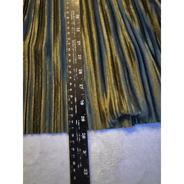 Sugar + Lips Sage Pleated Skirt Size L - Image 7