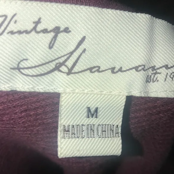 Vintage Havana burgundy sweatshirt - Image 4