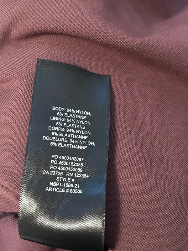 Aritzia Babaton ContourWomen's Brown Crewneck Short Sleeve Bodysuit Sz S - Image 4