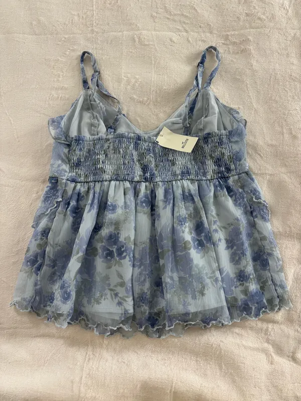 Hollister Blue Babydoll Top - Image 2