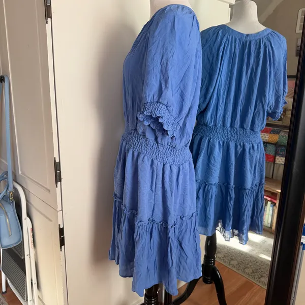 Zoey & Leelo 2X Blue Dress - Image 2