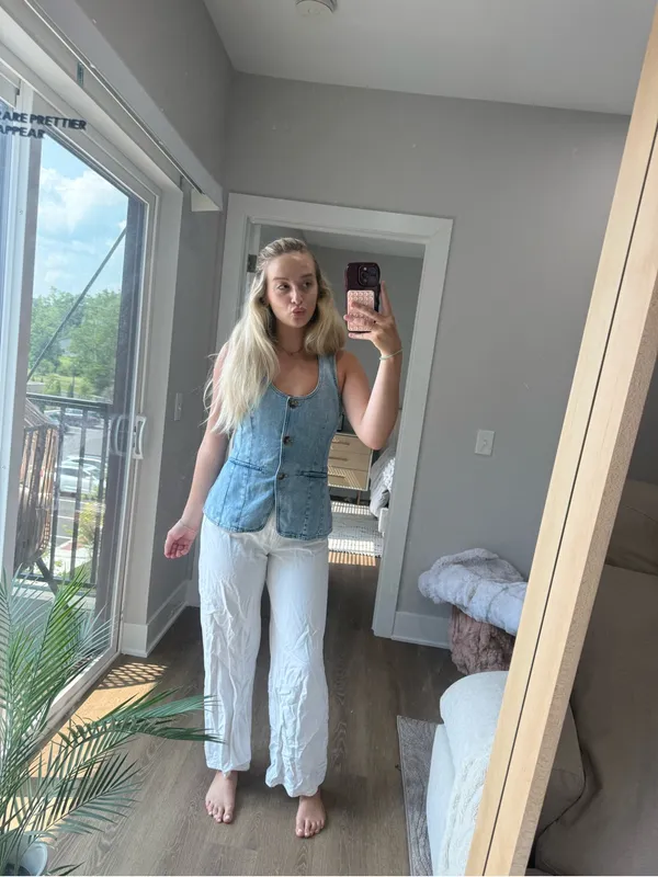 Madewell denim vest top 4 NWT - Image 10