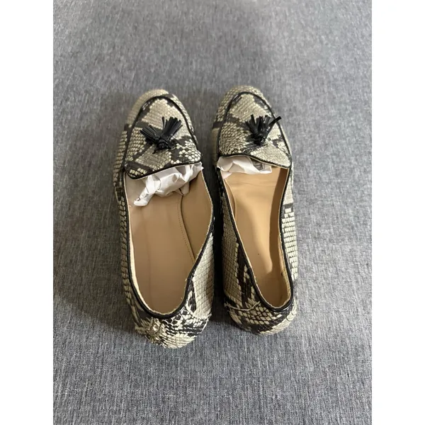 J Crew Womens Charlie Loafer Size 10 Brown Tasseled Slip On Venetian Flat Shoe - Image 7