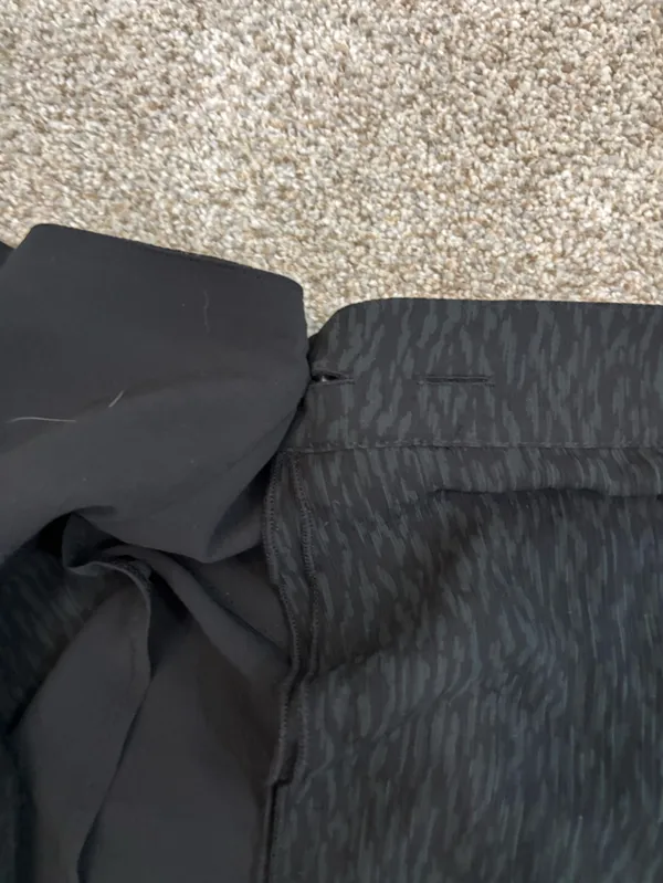 Aerie Chiffon Flowy wrap skirt black mini skirt lined size S Gothcore coquette - Image 11