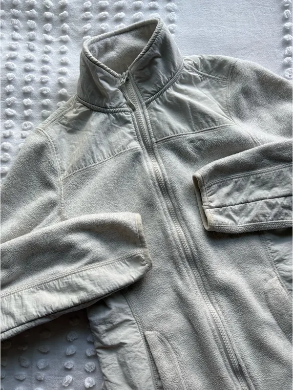 Live Love Dream Cream Fleece Zip Up - Image 5