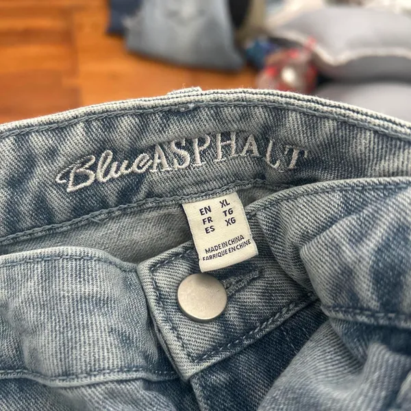 Bow jeans Blue Size XL - Image 3