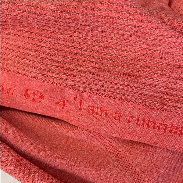 Lululemon Run: Swiftly Tech Short Sleeve Love Red / Deep Coal - Image 5