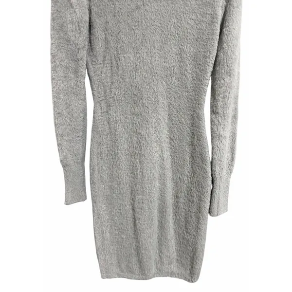 Amanda Uprichard Devin Mini Dress Fog Women's‎ Size Small - Image 6
