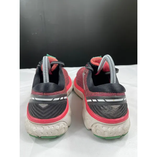 Brooks Ghost 11 SKU 7668 womens Red and Black Running Shoes Size 8 - Image 4