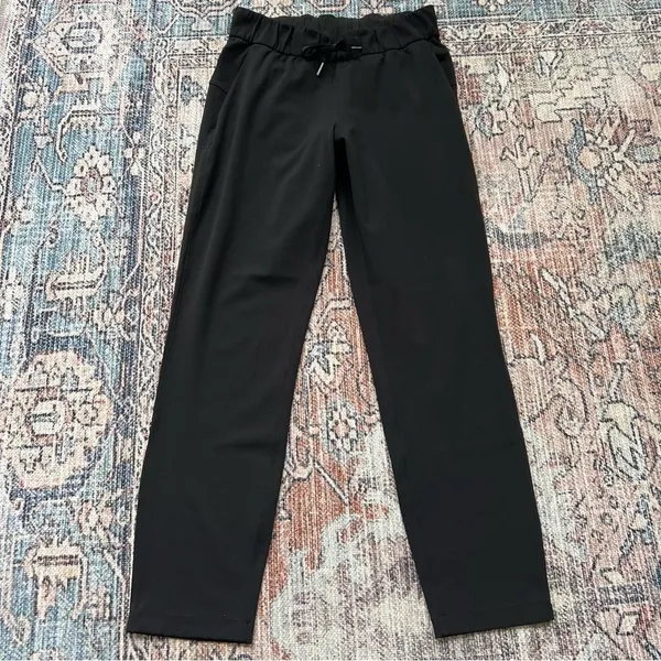 Lululemon On The Fly Pant 7/8 Ankle Black Size 4 - Image 10